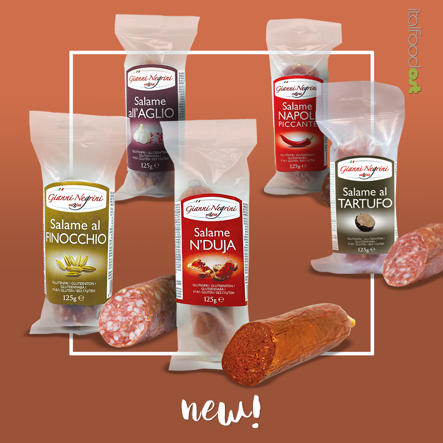 Flavored salamini Gianni Negrini
