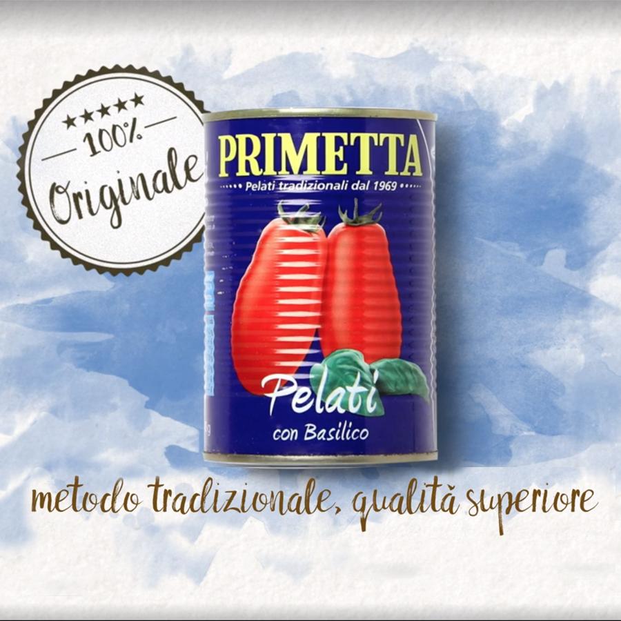 Neri sottili pomodori pelati