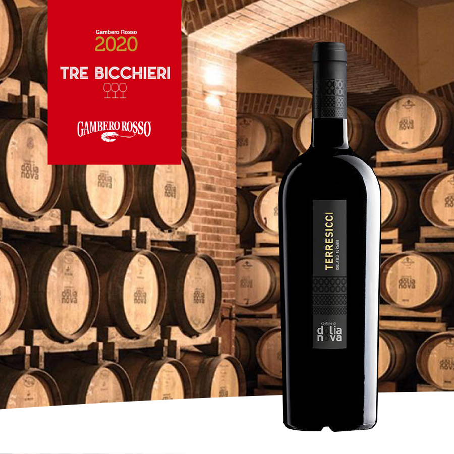 Dolianova Gambero Rosso tre bicchieri Terresicci 2014