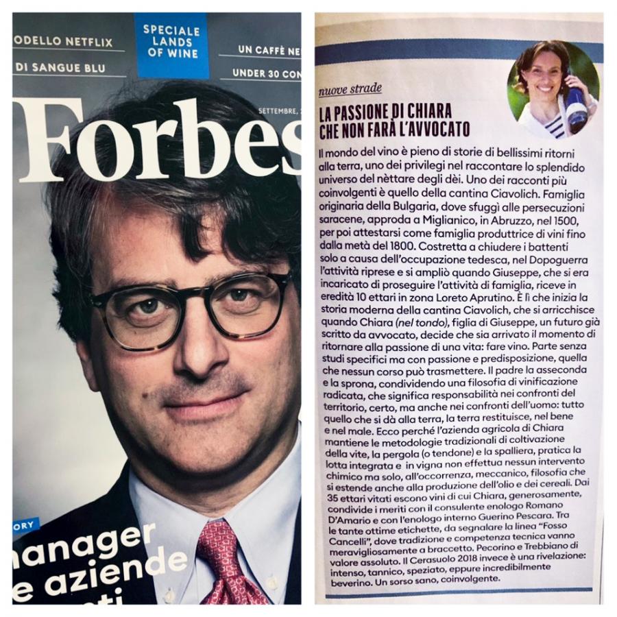 Forbes Italia Ciavolich Fosso Cancelli