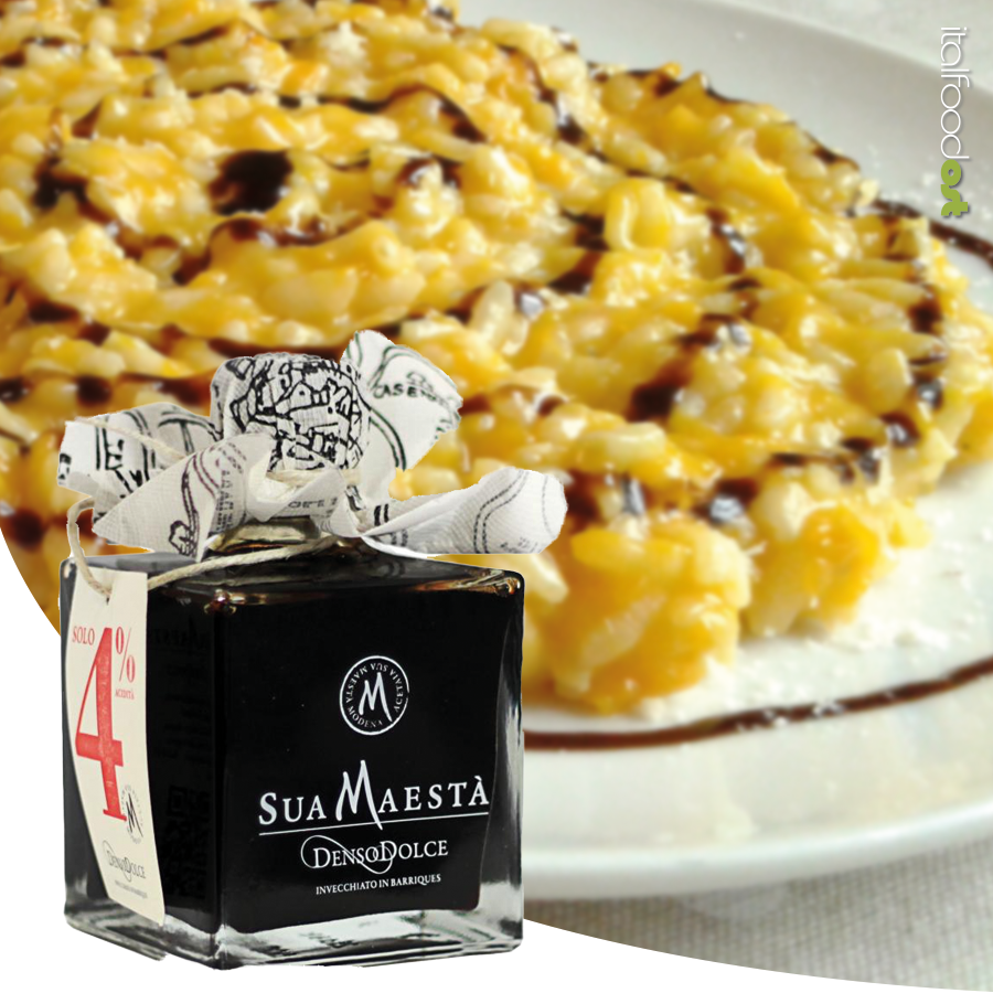 sua maestà bellei aceto balsamico riso zucca