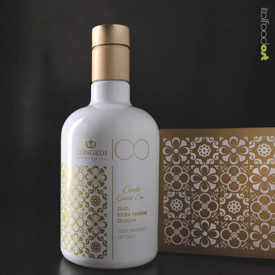 100 Grand cru congedi olio extra vergine oliva
