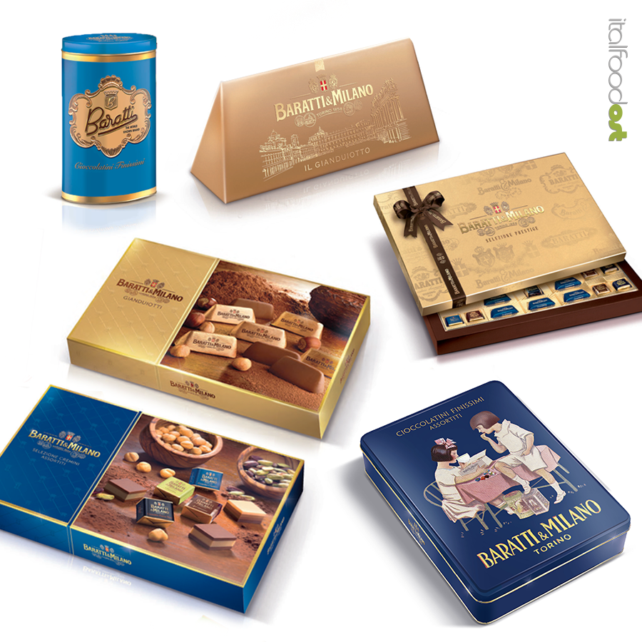 Baratti & Milano chocolate Christmas gianduiotti