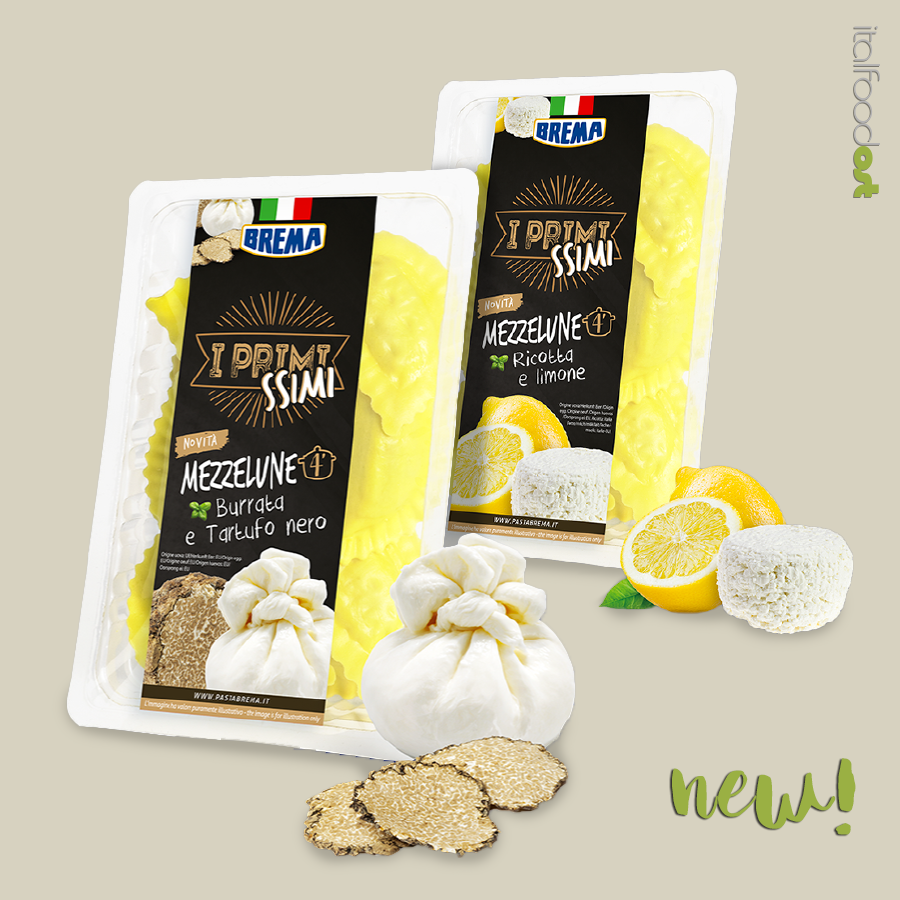 pasta brema ricotta cheese and lemon or truffle and burrata