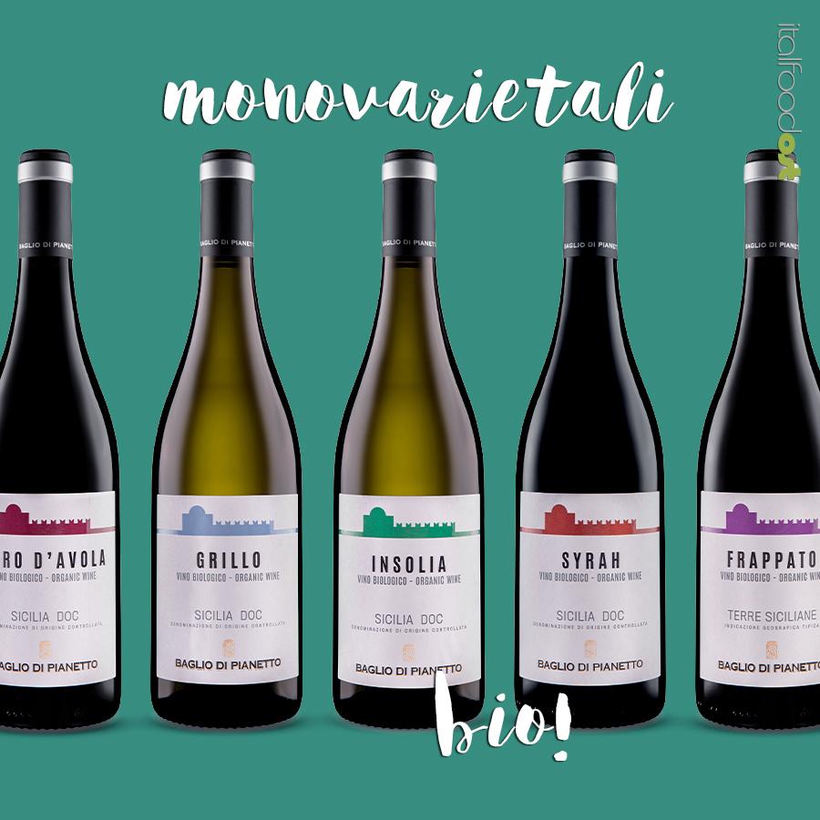 monovarietal wine line baglio di pianetto