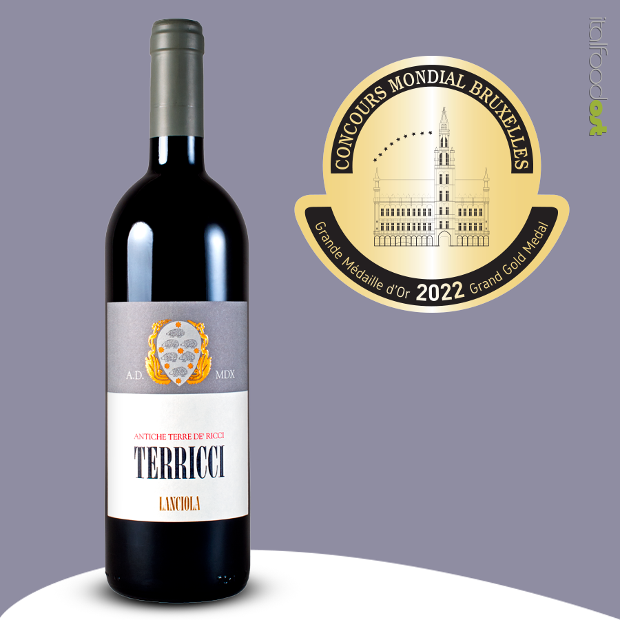 Lanciola Terricci Toscana IGT gold medal concours mondial bruxelles