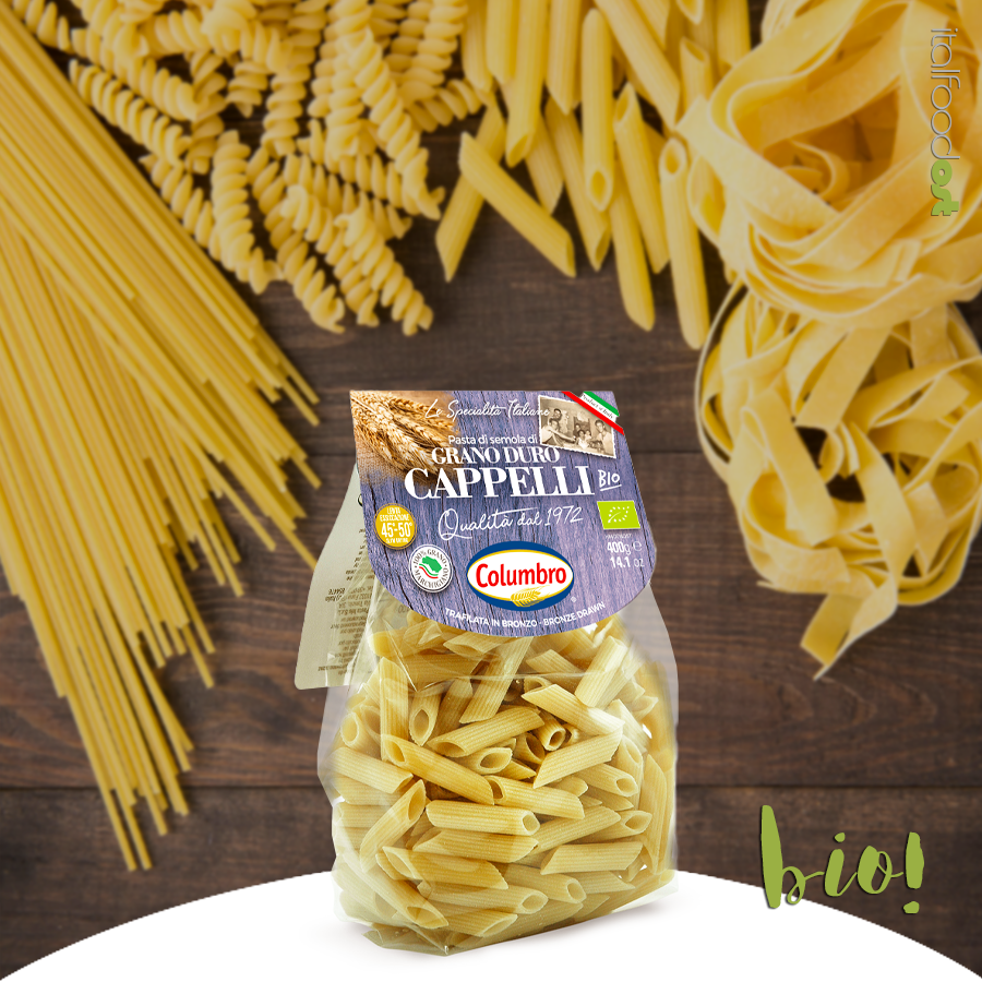Columbro organic Senatore Cappelli durum wheat semolina