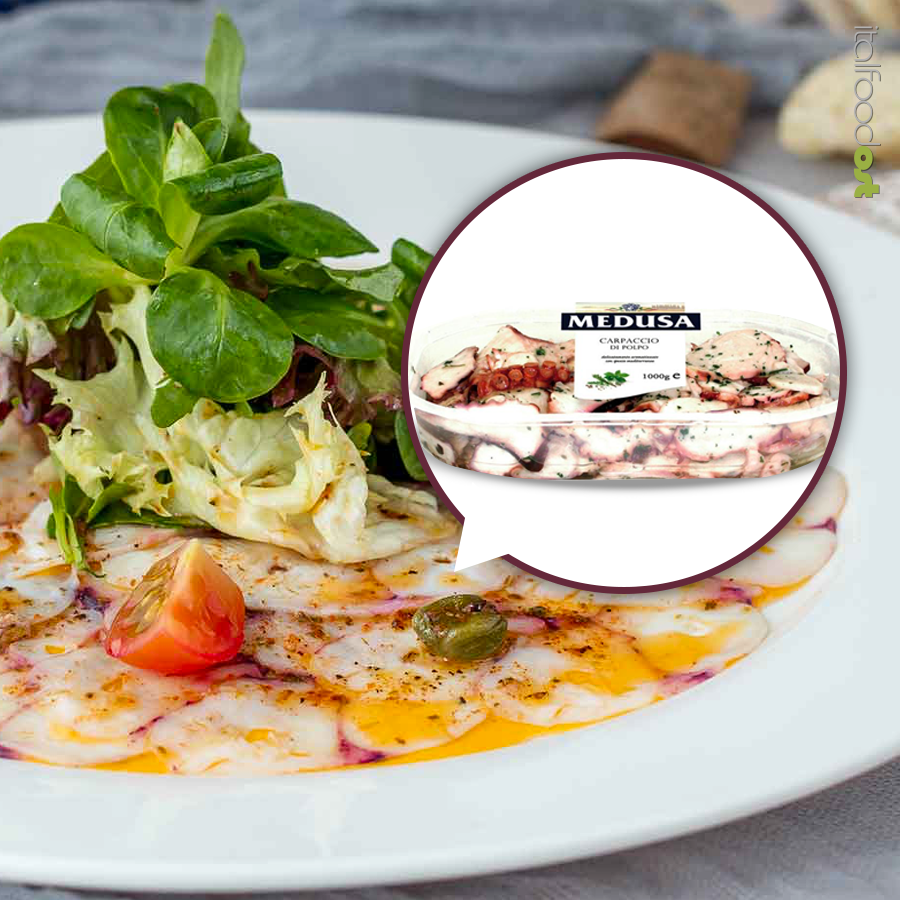 Octopus Carpaccio by Medusa