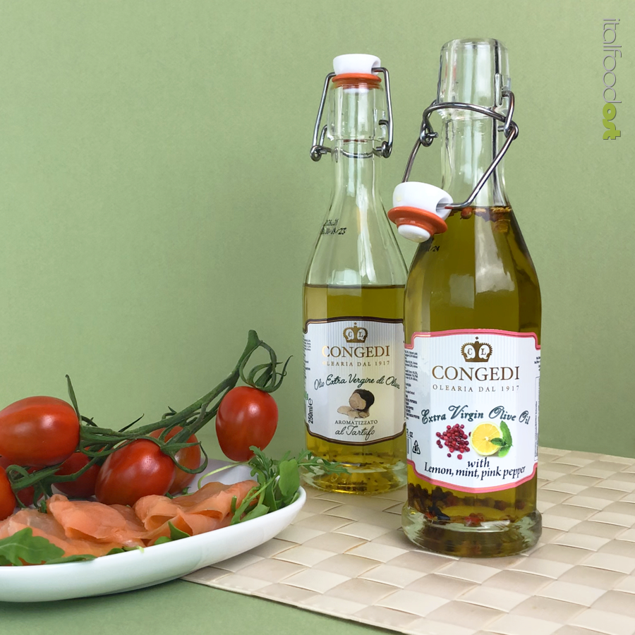 Flavoured extra virgin olive oil by Congedi