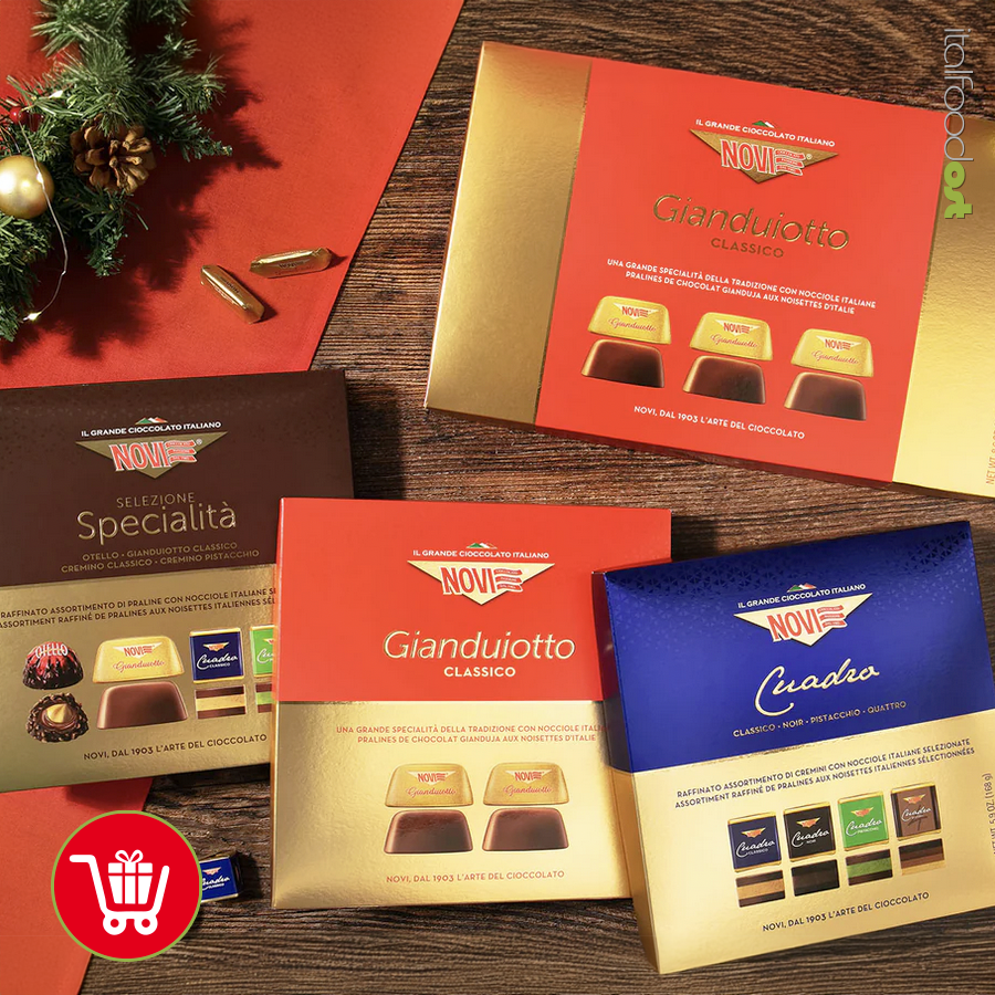 chocolate pralines and gift boxes novi