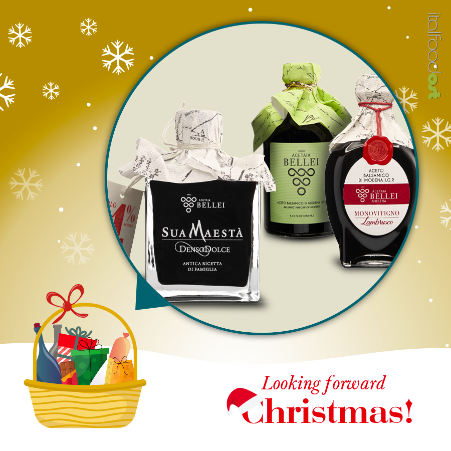 Balsamic vinegar of Modena Christmas gift basket