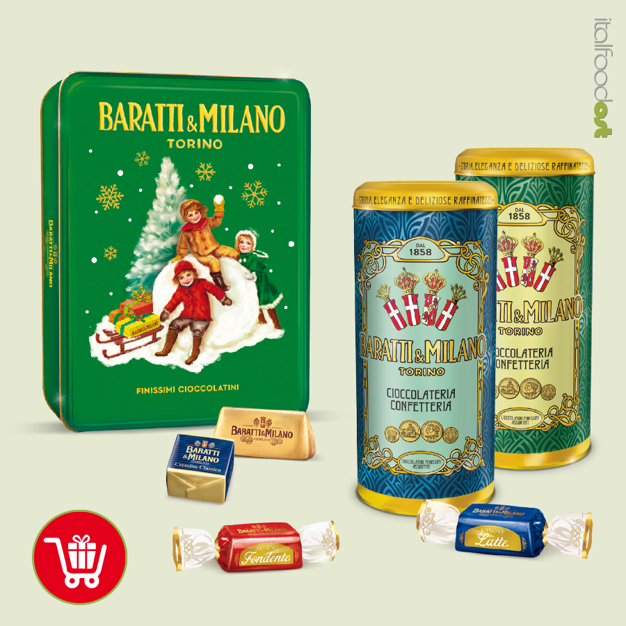 Baratti e Milano pralines christmas gift