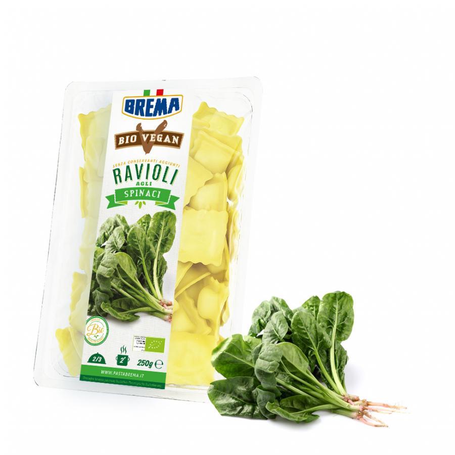 Brema Group: BIO-Vegan Ravioli mit Spinati