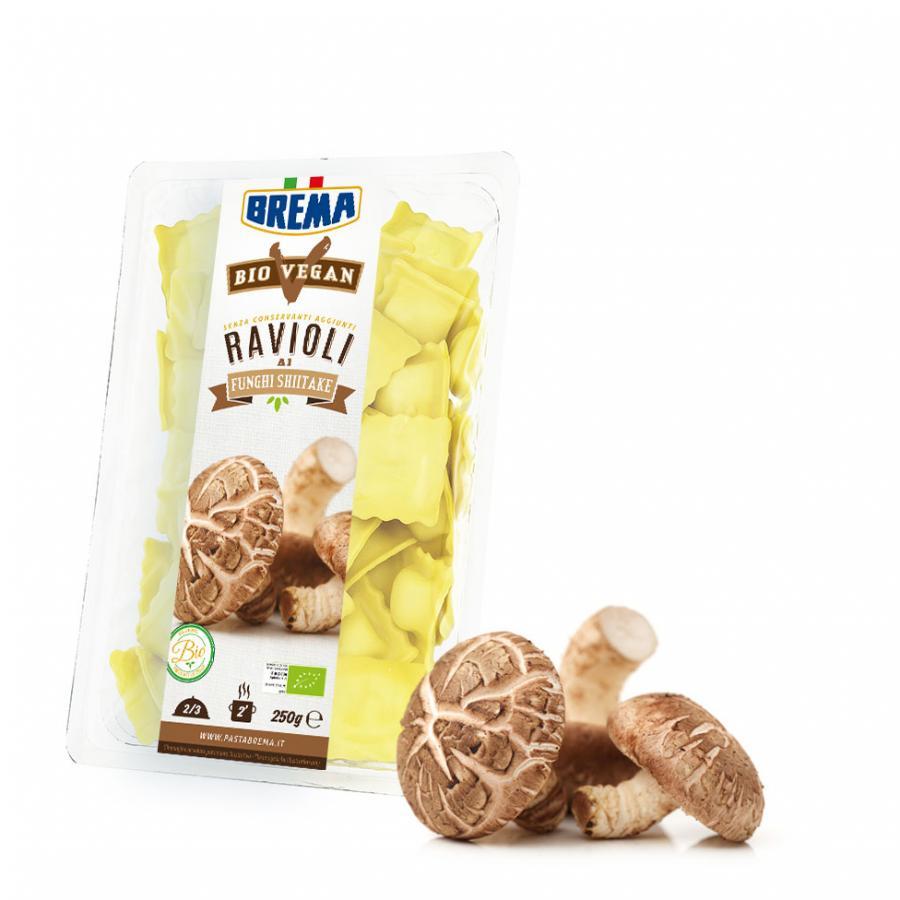 Brema Group: BIO-Vegan Ravioli mit Shiitake-Pilzen