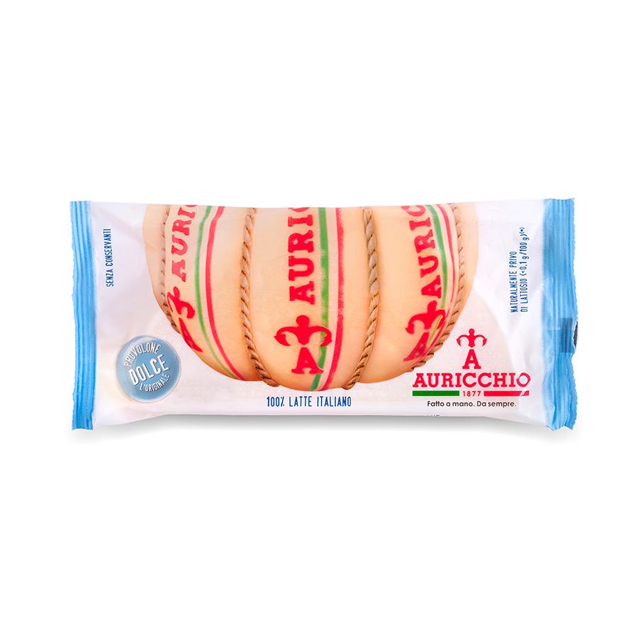 Auricchio: Mezzaluna (Halbmondform) zu 200 g oder 300 g.
