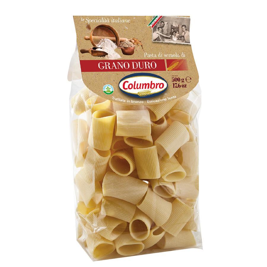 Pastificio Columbro: Paccheri rigati (mit Rillen) – Specialità Italiane