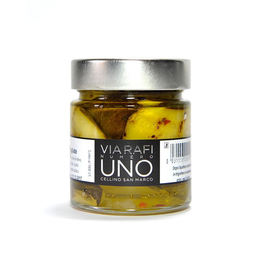 Via Rafi Numero Uno: Gegrillte Zucchini