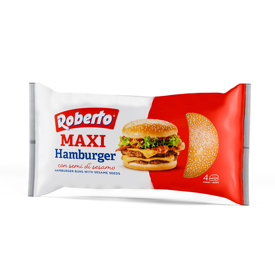 Roberto: Maxi Hamburger mit Sesam 300 g