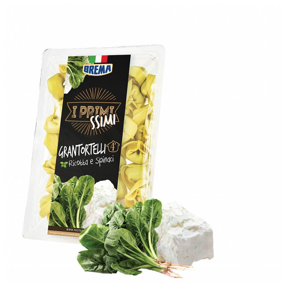 Brema Group: Grantortellli with ricotta and spinach