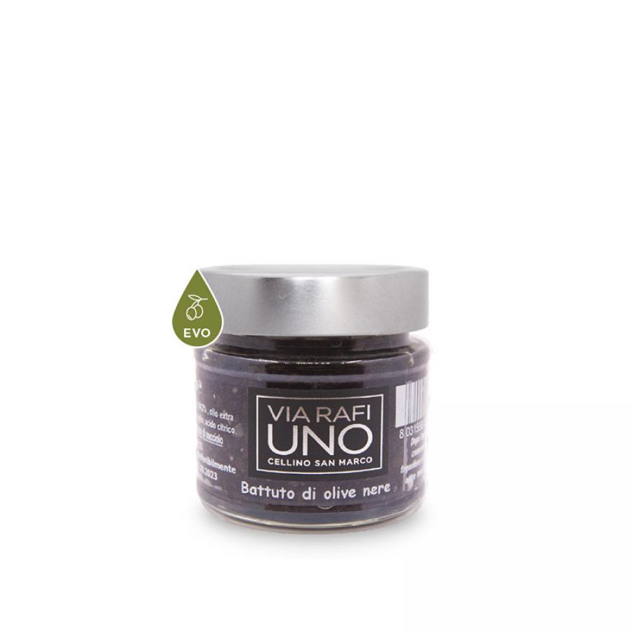Via Rafi Numero Uno: Beaten black olives