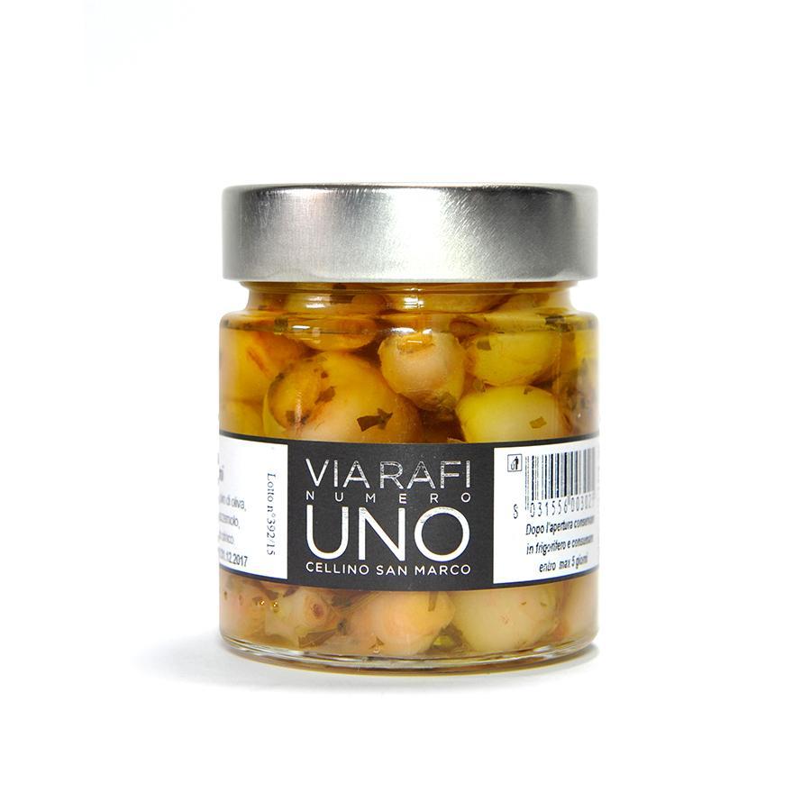 Via Rafi Numero Uno: Lampagioni (small wild onions)