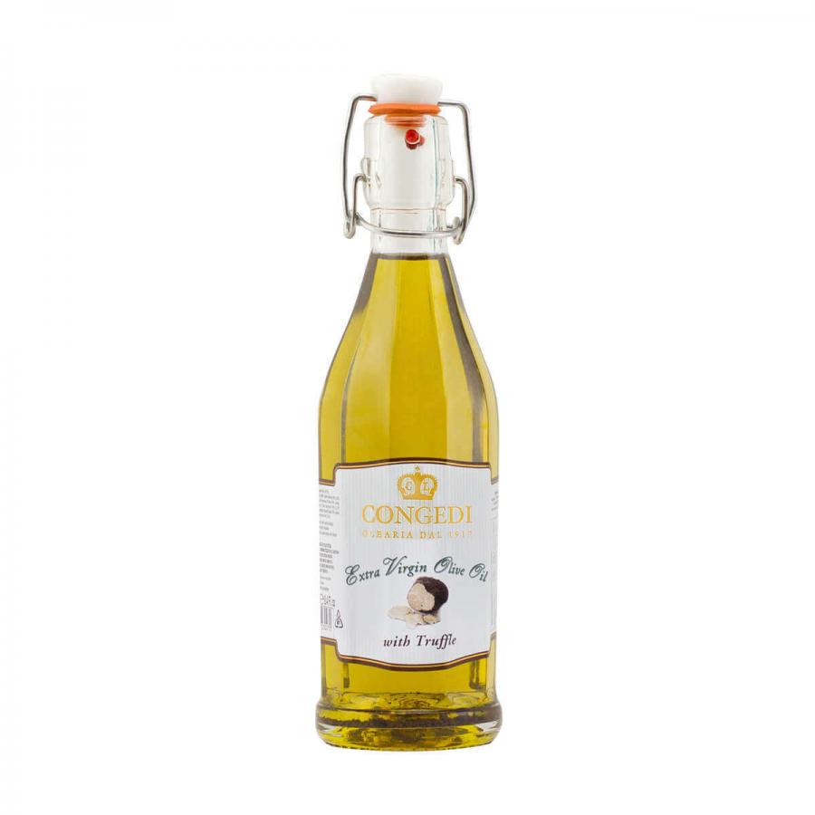 Congedi: Olio extra vergine di oliva aromatizzato al tartufo