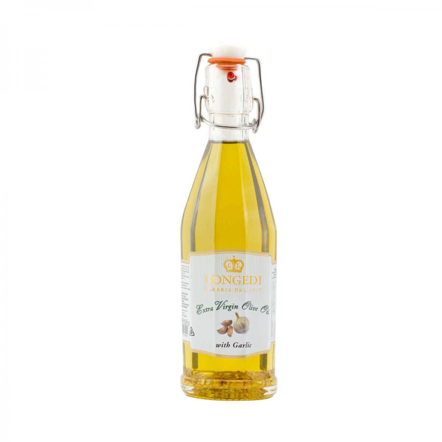 Congedi: Olio extra vergine di oliva aromatizzato all’aglio 