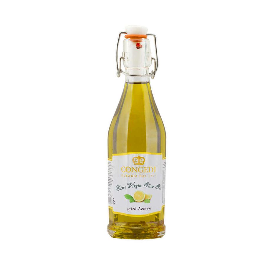 Congedi: Olio extra vergine di oliva aromatizzato al limone
