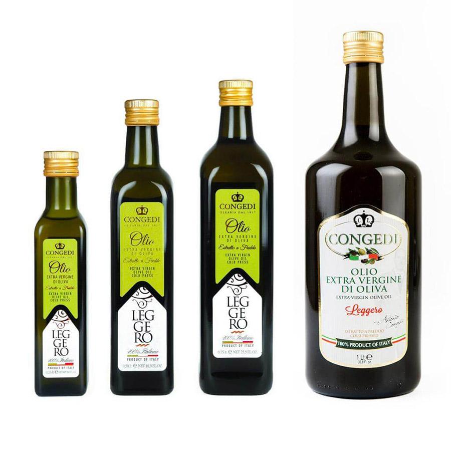 Congedi: Olio extra vergine di oliva – Leggero