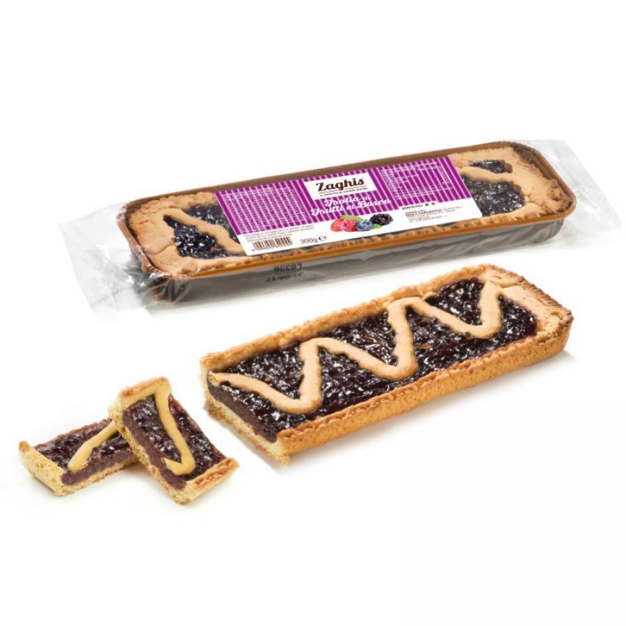 Zaghis: Shortcrust pastry cake with berries jam