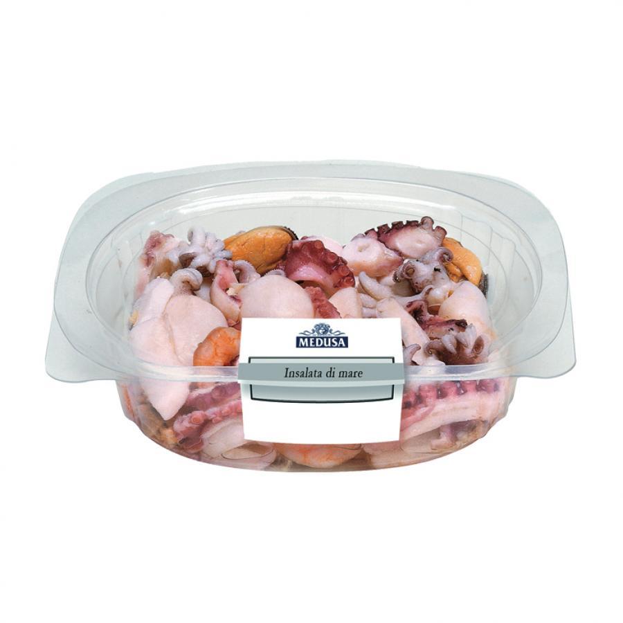 Medusa: Salat aus Meeresfrüchten