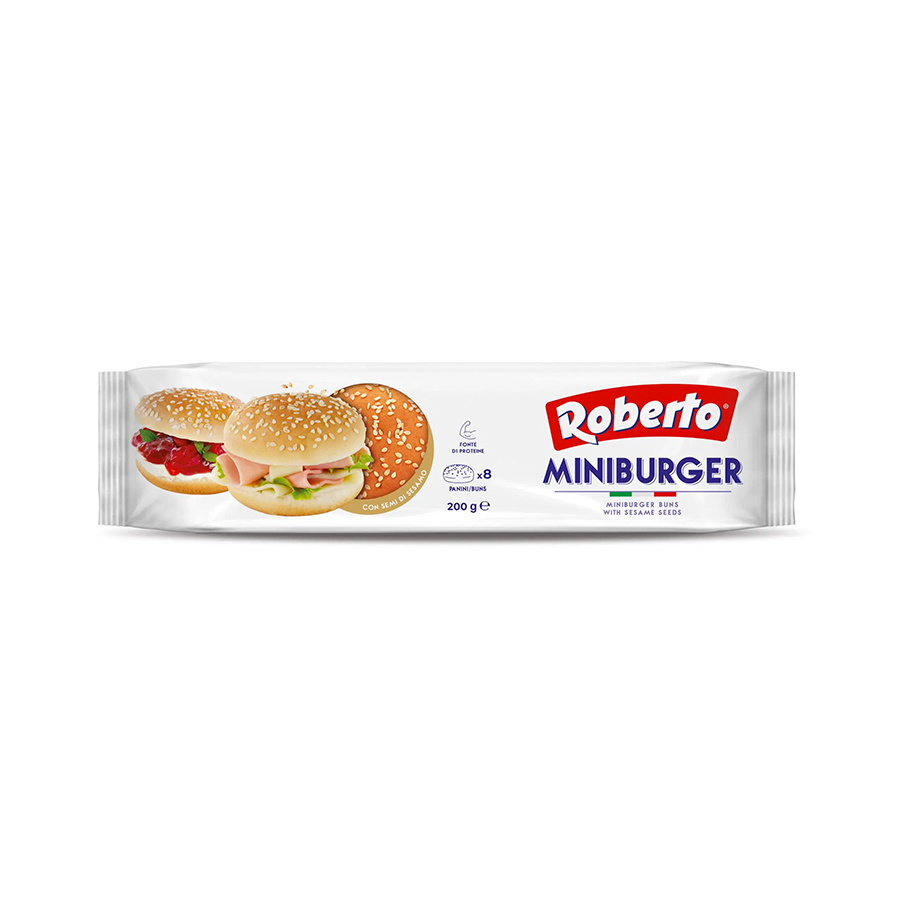Roberto: Mini Burger with sesame 200g