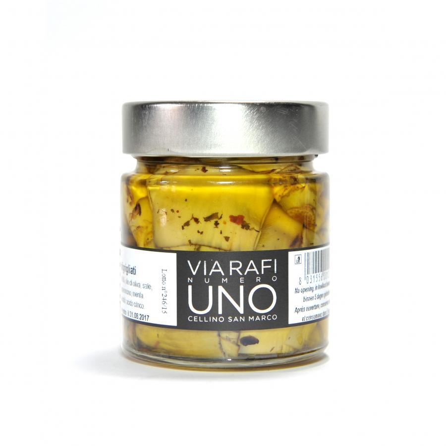 Via Rafi Numero Uno: Grilled artichokes
