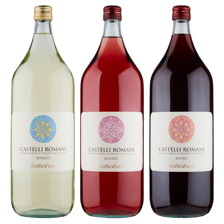 Gotto d Oro: Castelli Romani DOC - Bianco, Rosato, Rosso