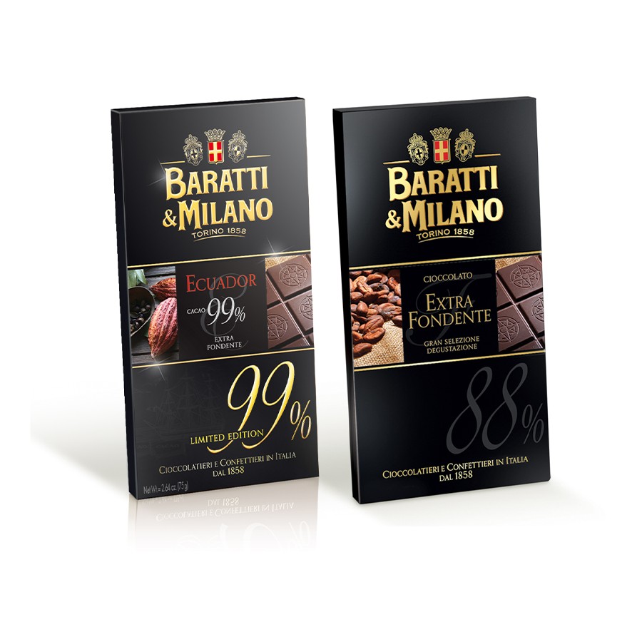 Baratti & Milano: Tavolette cioccolato extra fondente