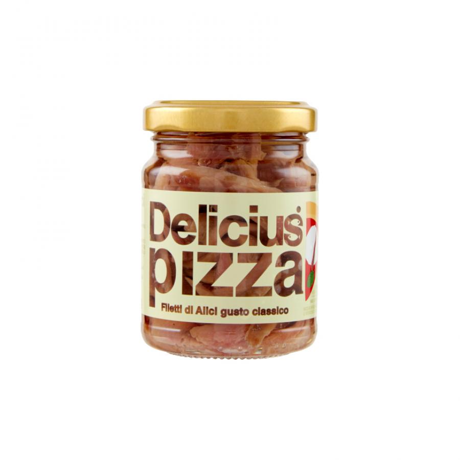 Delicius: Filetti di Alici gusto classico 145 g
