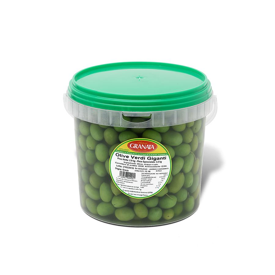 Granata: Olive Verdi Giganti Granata